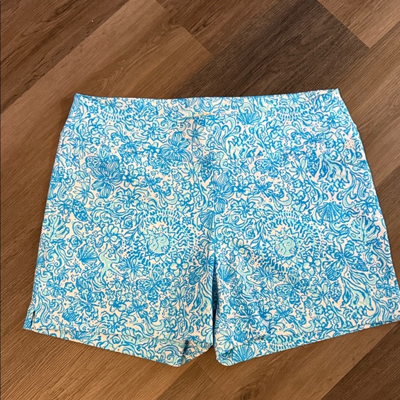 Lilly Pulitzer Pants - Lilly Pulitzer Blue Floral Women's Shorts